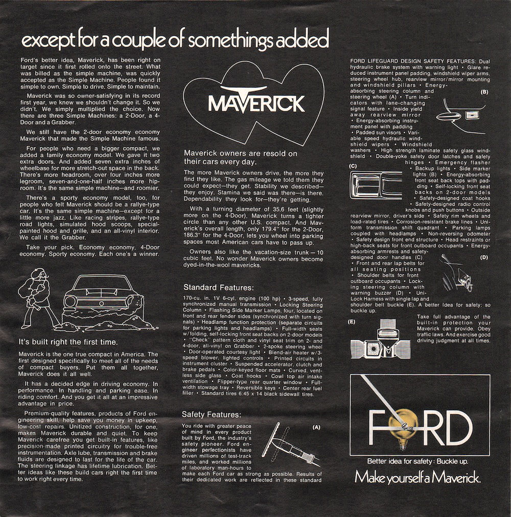 1971 Ford Maverick Brochure